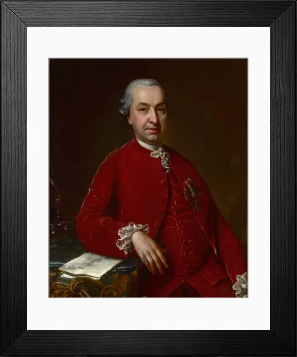 Framed Print : Portrait of Baron Samuel von Brukenthal (1721-1803), governor of the Grand Principality Framed Print : Portrait of Baron Samuel von Brukenthal (1721-1803), governor of the Grand Principality