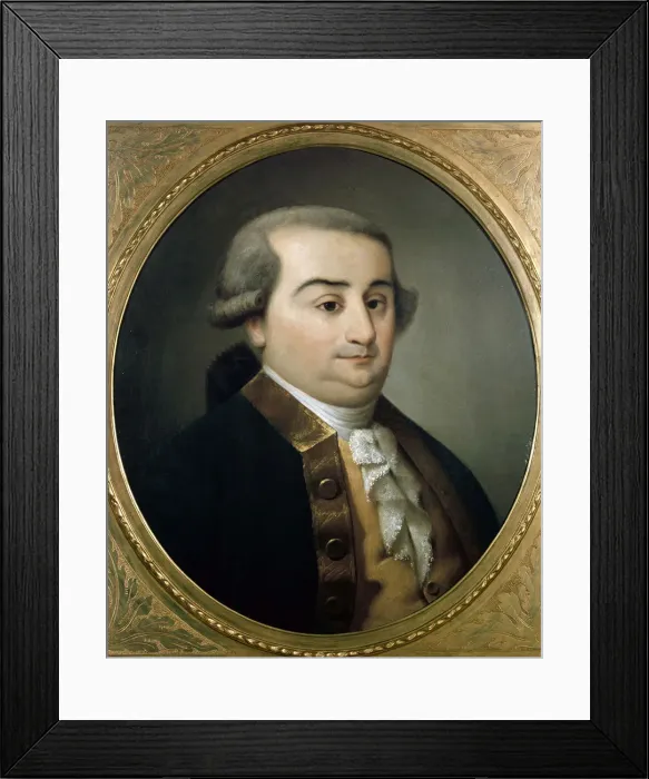 Framed Print : Portrait of Cesare Marquis Beccaria-Bonesana (1738-1794), Mid of the 18th cen Framed Print : Portrait of Cesare Marquis Beccaria-Bonesana (1738-1794), Mid of the 18th cen