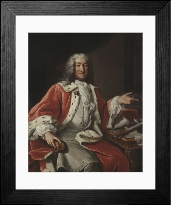 Framed Print : Portrait of Count Arvid Horn (1664-1742) Framed Print : Portrait of Count Arvid Horn (1664-1742)