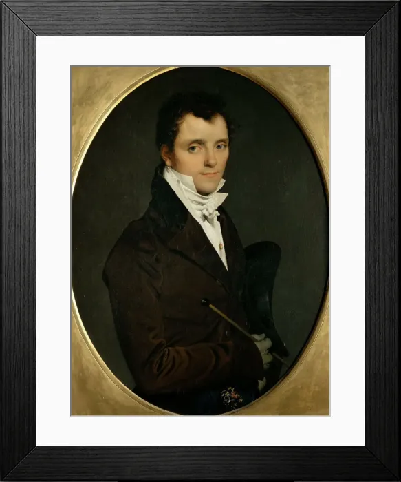 Framed Print : Portrait of Edme Bochet, c. 1811 Framed Print : Portrait of Edme Bochet, c. 1811