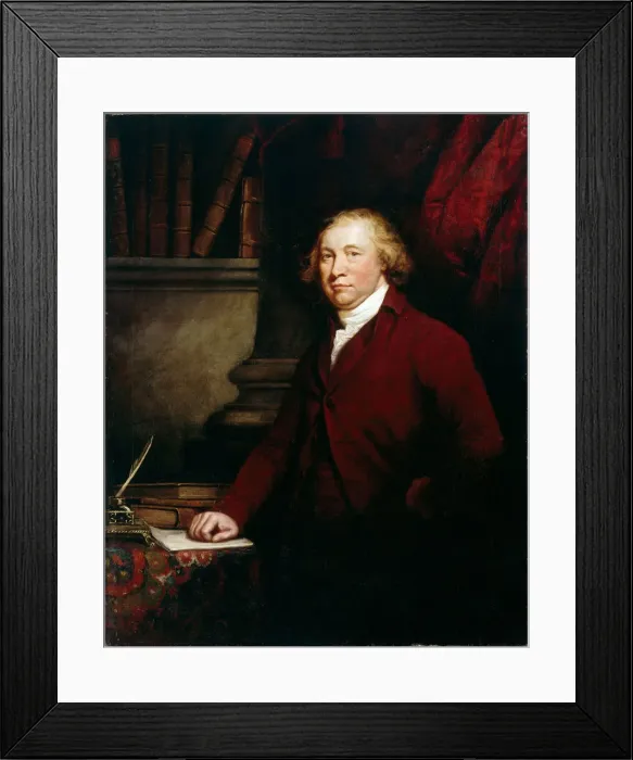 Framed Print : Portrait of Edmund Burke (1730-1797) Framed Print : Portrait of Edmund Burke (1730-1797)