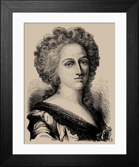 Framed Print : Portrait of Elisabeth Philippine Marie Helene de Bourbon (1764-1794), 1889 Framed Print : Portrait of Elisabeth Philippine Marie Helene de Bourbon (1764-1794), 1889