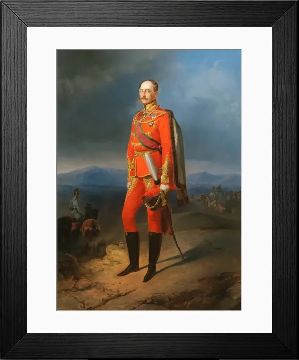 Framed Print : Portrait of Emperor Nicholas I (1796-1855) in Austrian Uniform, End 1840s Framed Print : Portrait of Emperor Nicholas I (1796-1855) in Austrian Uniform, End 1840s