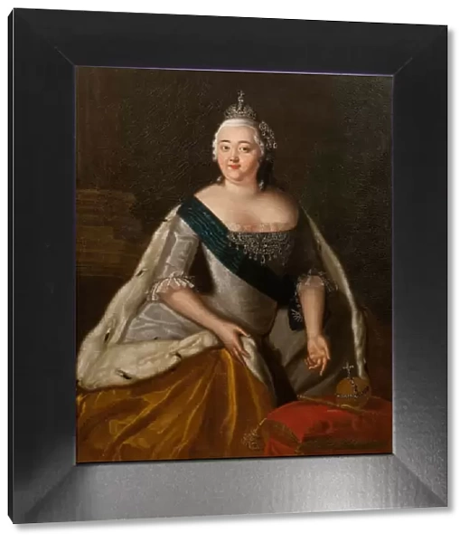 Portrait of Empress Elizabeth of Russia (1709-1762), Mid of the 18th cen