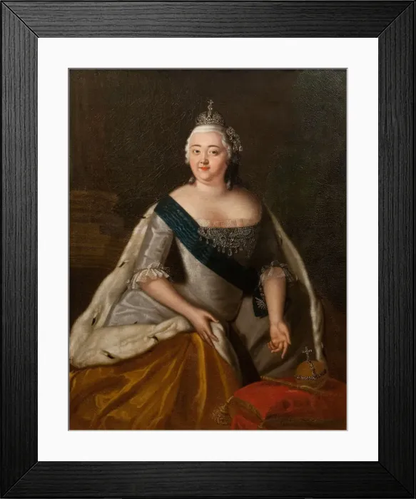 Framed Print : Portrait of Empress Elizabeth of Russia (1709-1762), Mid of the 18th cen Framed Print : Portrait of Empress Elizabeth of Russia (1709-1762), Mid of the 18th cen