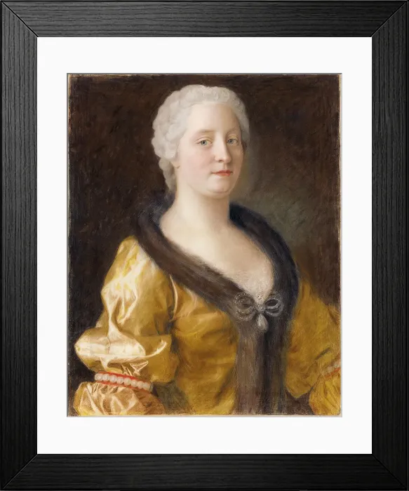 Framed Print : Portrait of Empress Maria Theresia of Austria (1717-1780), 1743 Framed Print : Portrait of Empress Maria Theresia of Austria (1717-1780), 1743
