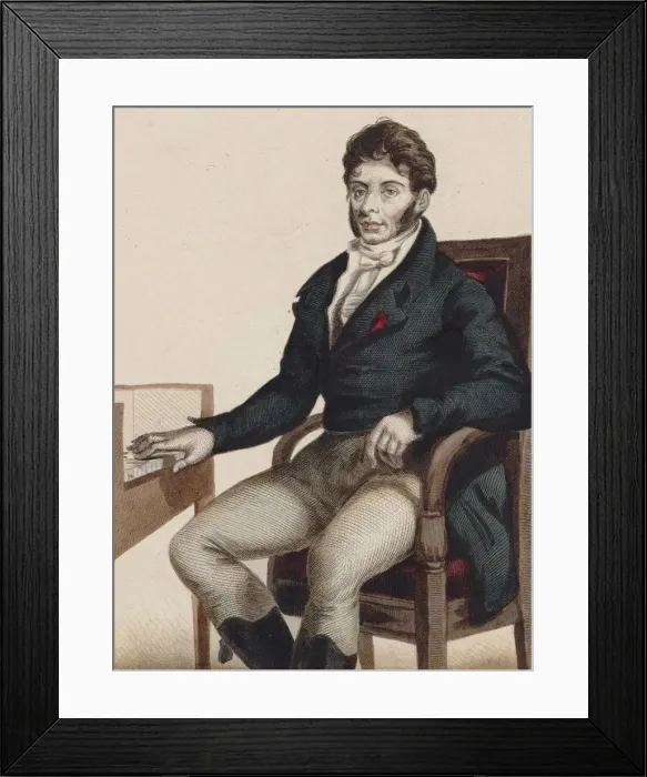 Framed Print : Portrait of Etienne-Nicolas Mehul (1763-1817) Framed Print : Portrait of Etienne-Nicolas Mehul (1763-1817)