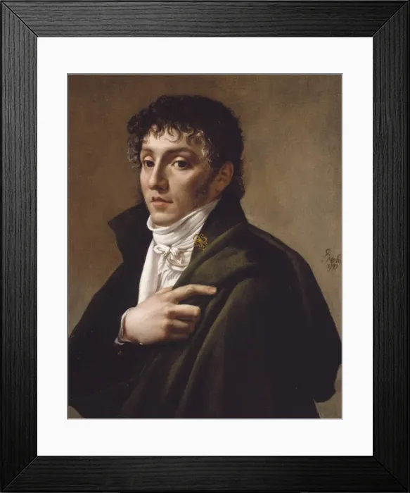 Framed Print : Portrait of Etienne-Nicolas Mehul (1763-1817), 1799 Framed Print : Portrait of Etienne-Nicolas Mehul (1763-1817), 1799