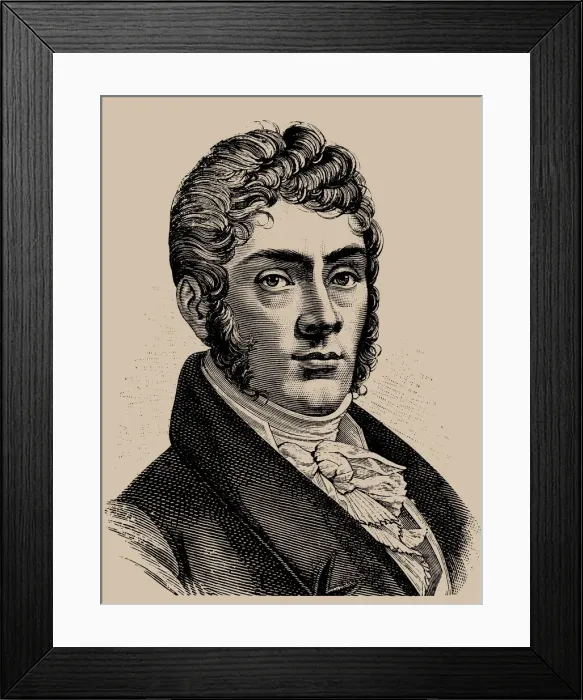 Framed Print : Portrait of Etienne-Nicolas Mehul (1763-1817), 1889 Framed Print : Portrait of Etienne-Nicolas Mehul (1763-1817), 1889