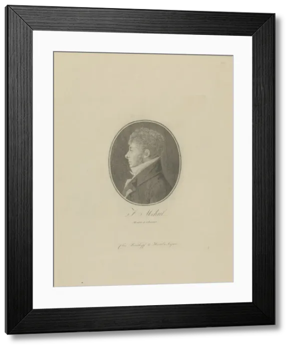 Framed Print : Portrait of Etienne-Nicolas Mehul (1763-1817), c. 1800 Framed Print : Portrait of Etienne-Nicolas Mehul (1763-1817), c. 1800