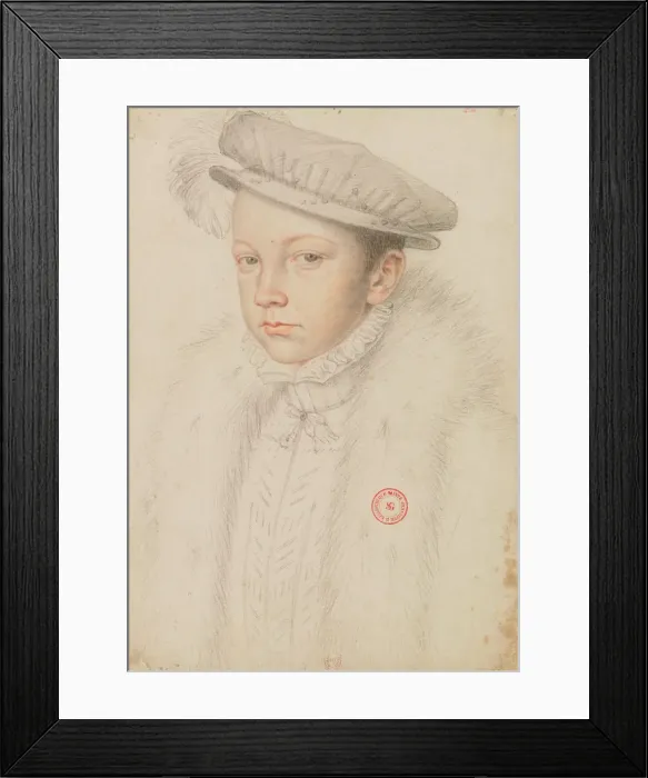 Framed Print : Portrait of Francis II of France (1544-1560), 1560 Framed Print : Portrait of Francis II of France (1544-1560), 1560
