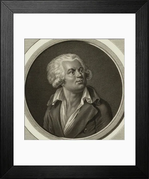 Framed Print : Portrait of Georges Jacques Danton (1759-1794), 1798 Framed Print : Portrait of Georges Jacques Danton (1759-1794), 1798