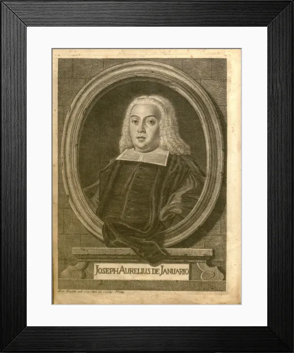 Framed Print : Portrait of Giuseppe Aurelio di Gennaro (1701-1761), 1744 Framed Print : Portrait of Giuseppe Aurelio di Gennaro (1701-1761), 1744