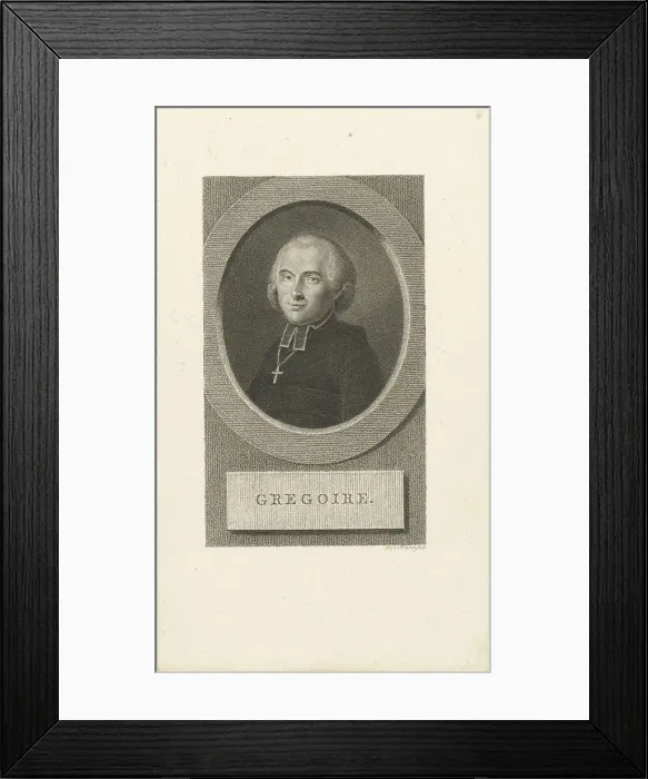 Framed Print : Portrait of Henri Gregoire (1750-1831), 1790s Framed Print : Portrait of Henri Gregoire (1750-1831), 1790s