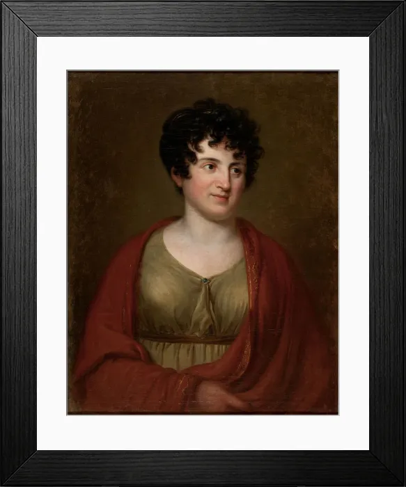 Framed Print : Portrait of Henriette Herz, nee De Lemos (1764-1847), 1802 Framed Print : Portrait of Henriette Herz, nee De Lemos (1764-1847), 1802