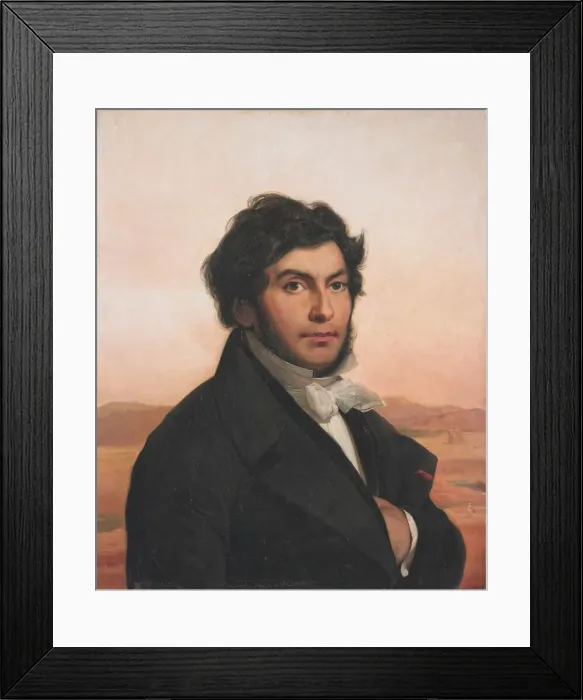 Framed Print : Portrait of Jean-Francois Champollion (1790-1832), 1831 Framed Print : Portrait of Jean-Francois Champollion (1790-1832), 1831