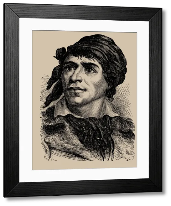 Framed Print : Portrait of Jean-Paul Marat (1743-1793), 1889 Framed Print : Portrait of Jean-Paul Marat (1743-1793), 1889