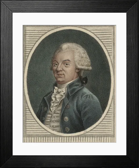 Framed Print : Portrait of Jerome Petion de Villeneuve (1756-1794), 1789 Framed Print : Portrait of Jerome Petion de Villeneuve (1756-1794), 1789