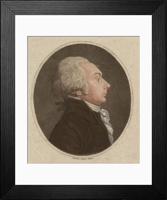 Framed Print : Portrait of Jerome Petion de Villeneuve (1756-1794), 1791 Framed Print : Portrait of Jerome Petion de Villeneuve (1756-1794), 1791