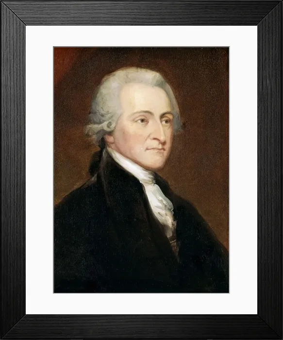 Framed Print : Portrait of John Jay (1745-1829), 1847 Framed Print : Portrait of John Jay (1745-1829), 1847