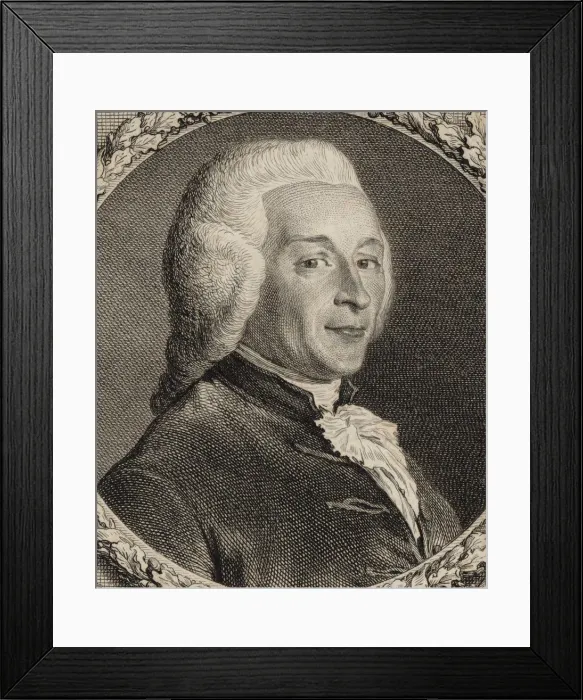 Framed Print : Portrait of Joseph-Ignace Guillotin (1738-1814), 1790 Framed Print : Portrait of Joseph-Ignace Guillotin (1738-1814), 1790