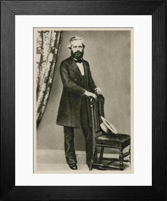 Framed Print : Portrait of Karl Marx (1818-1883) Framed Print : Portrait of Karl Marx (1818-1883)