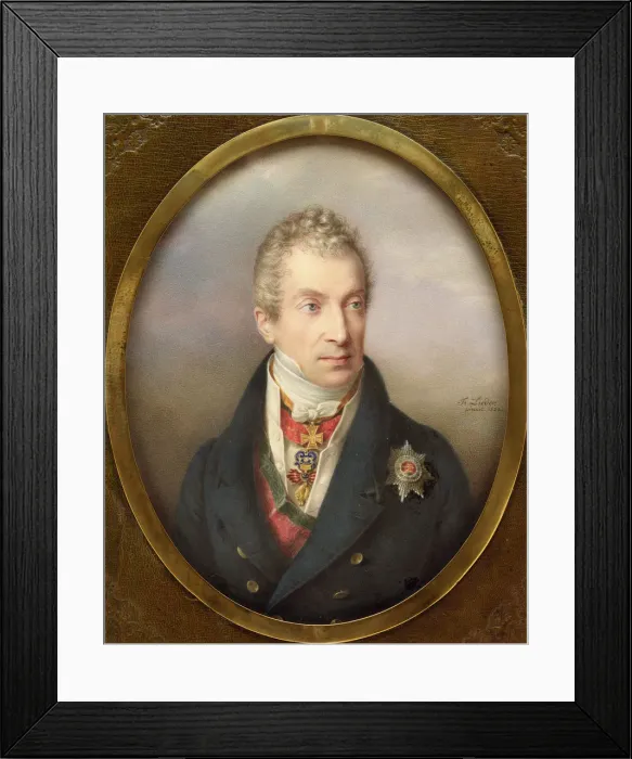 Framed Print : Portrait of Klemens Wenzel, Prince von Metternich (1773-1859), 1822 Framed Print : Portrait of Klemens Wenzel, Prince von Metternich (1773-1859), 1822