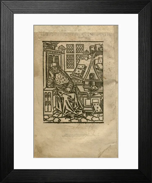 Framed Print : Portrait of Ludovico Pontano (1409-1439), 1510 Framed Print : Portrait of Ludovico Pontano (1409-1439), 1510