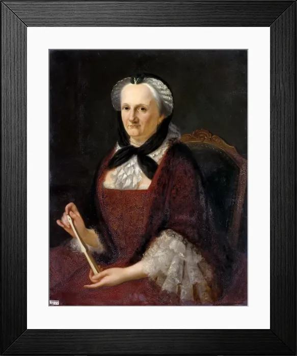Framed Print : Portrait of Madame Geoffrin (1699-1777), 1840 Framed Print : Portrait of Madame Geoffrin (1699-1777), 1840