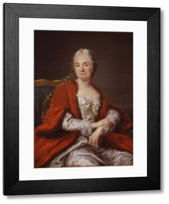 Framed Print : Portrait of Madame Geoffrin (1699-1777), ca 1760 Framed Print : Portrait of Madame Geoffrin (1699-1777), ca 1760