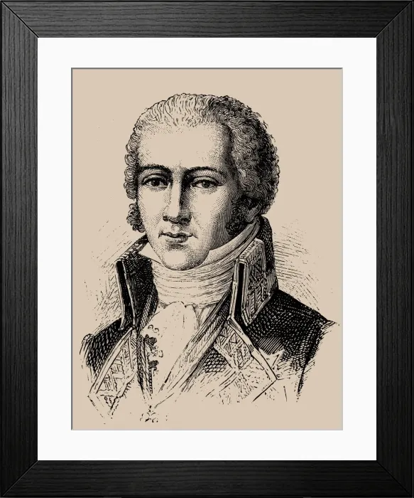 Framed Print : Portrait of Manuel de Godoy (1767-1851), 1889