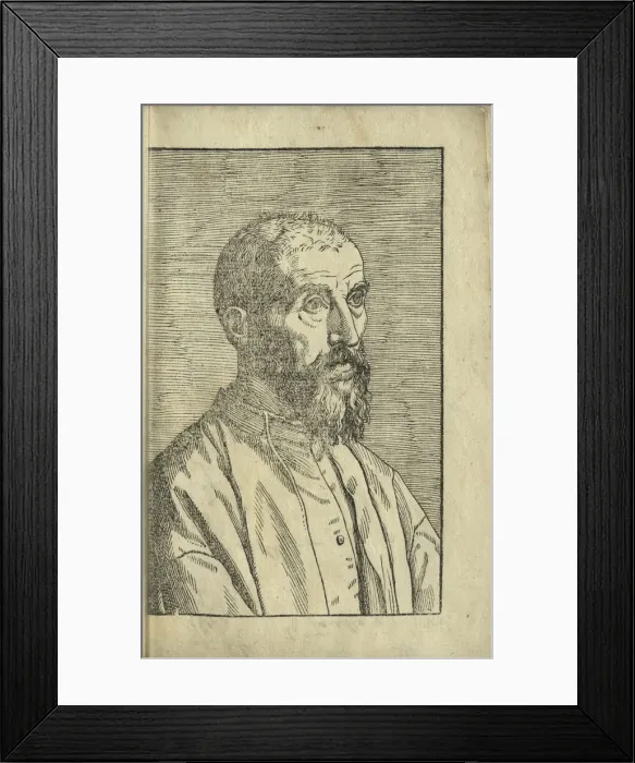 Framed Print : Portrait of Marco Mantova Benavides (1489-1582), 1555 Framed Print : Portrait of Marco Mantova Benavides (1489-1582), 1555