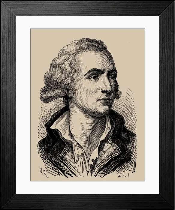 Framed Print : Portrait of Marguerite-Louis-Francois Duport-Dutertre (1754-1793), 1889 Framed Print : Portrait of Marguerite-Louis-Francois Duport-Dutertre (1754-1793), 1889