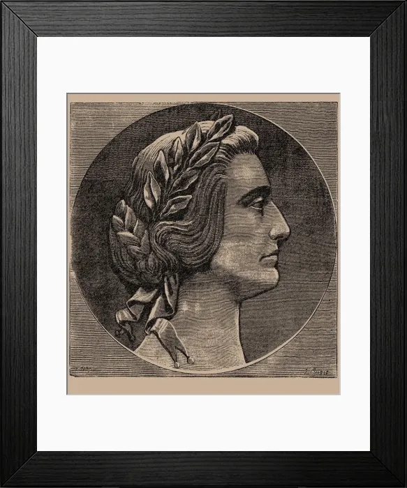 Framed Print : Portrait of Marie d Agoult (1805-1876) Framed Print : Portrait of Marie d Agoult (1805-1876)