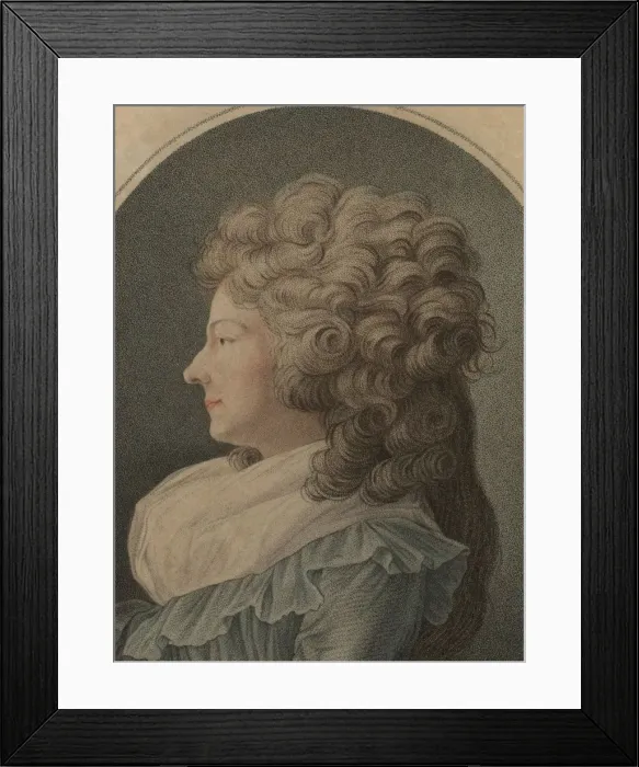 Framed Print : Portrait of Marie Louise of Savoy (1749-1792), Princess of Lamballe, 1791 Framed Print : Portrait of Marie Louise of Savoy (1749-1792), Princess of Lamballe, 1791