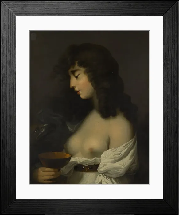 Framed Print : Portrait of Miss Mortimer as Hebe Framed Print : Portrait of Miss Mortimer as Hebe