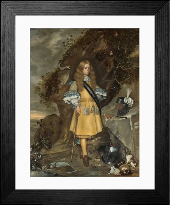 Framed Print : Portrait of Moses ter Borch (1645-1667), 1667-1669 Framed Print : Portrait of Moses ter Borch (1645-1667), 1667-1669