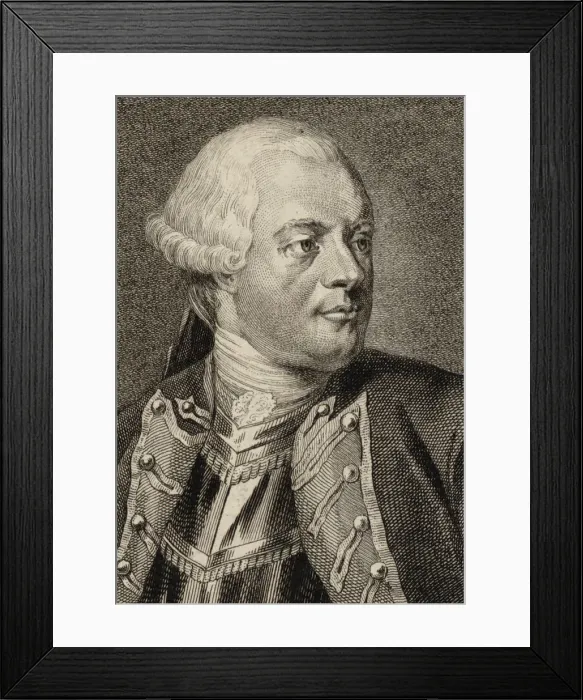 Framed Print : Portrait of Pasquale Paoli (1725-1807), 1769