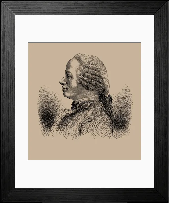 Framed Print : Portrait of Portrait of Jean le Rond D Alembert (1717-1783) Framed Print : Portrait of Portrait of Jean le Rond D Alembert (1717-1783)