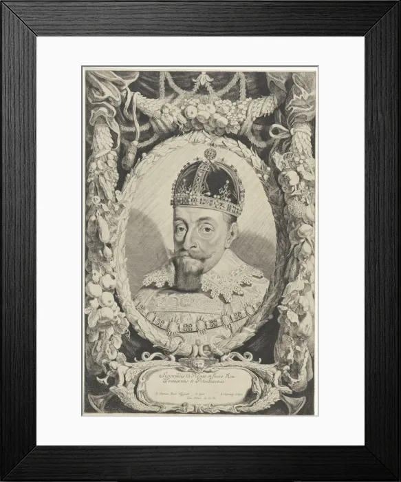 Framed Print : Portrait of Sigismund III Vasa, King of Poland (1566-1632), 1644-1655 Framed Print : Portrait of Sigismund III Vasa, King of Poland (1566-1632), 1644-1655
