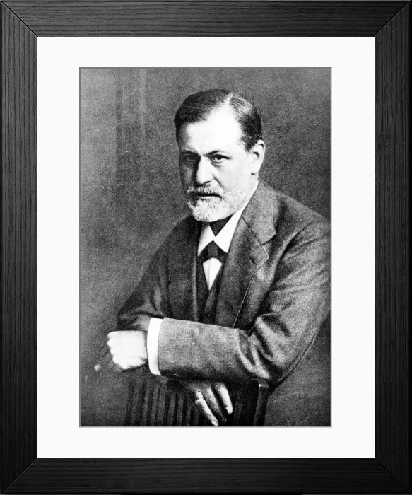 Framed Print : Portrait of Sigmund Freud, 1909