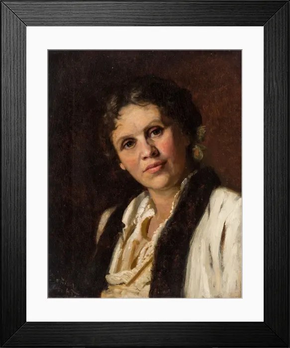 Framed Print : Portrait of Sophia Kuvshinnikova (1847-1907), 1886 Framed Print : Portrait of Sophia Kuvshinnikova (1847-1907), 1886