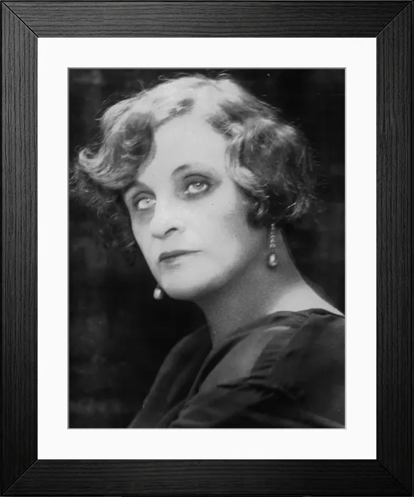 Framed Print : Portrait of the author Nadezhda Teffi (1872-1952), End 1920s Framed Print : Portrait of the author Nadezhda Teffi (1872-1952), End 1920s