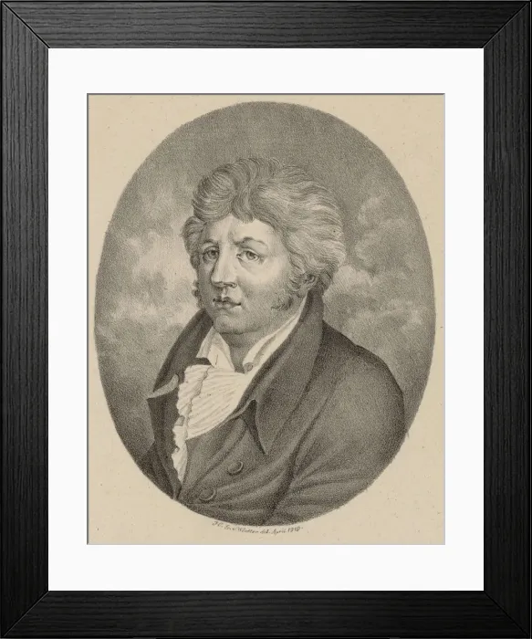 Framed Print : Portrait of the composer and pianist Friedrich Heinrich Himmel (1765-1814), 1819 Framed Print : Portrait of the composer and pianist Friedrich Heinrich Himmel (1765-1814), 1819
