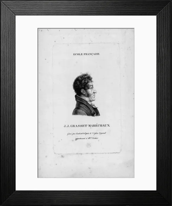 Framed Print : Portrait of the composer and violinist Jean-Jacques Grasset (1769-1839) Framed Print : Portrait of the composer and violinist Jean-Jacques Grasset (1769-1839)