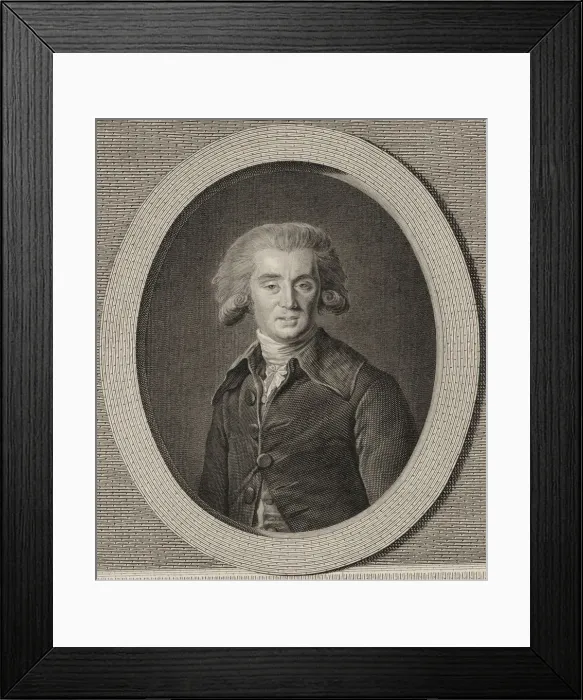 Framed Print : Portrait of the composer Andre Ernest Modeste Gretry (1741-1813), 1786 Framed Print : Portrait of the composer Andre Ernest Modeste Gretry (1741-1813), 1786