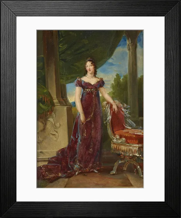 Framed Print : Princess Wilhelmine of Courland, Duchess of Sagan (1781-1839), 1800 Framed Print : Princess Wilhelmine of Courland, Duchess of Sagan (1781-1839), 1800