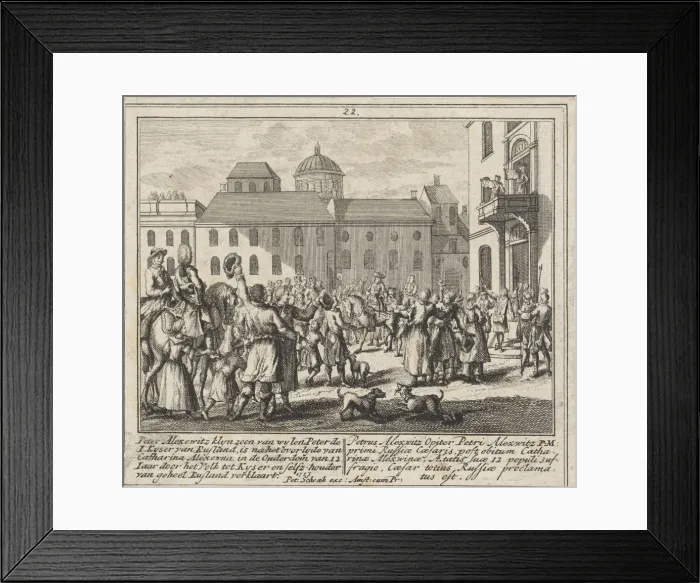 Framed Print : Proclamation of Peter II Alexeyevich as tsar of Russia, 1727 Framed Print : Proclamation of Peter II Alexeyevich as tsar of Russia, 1727