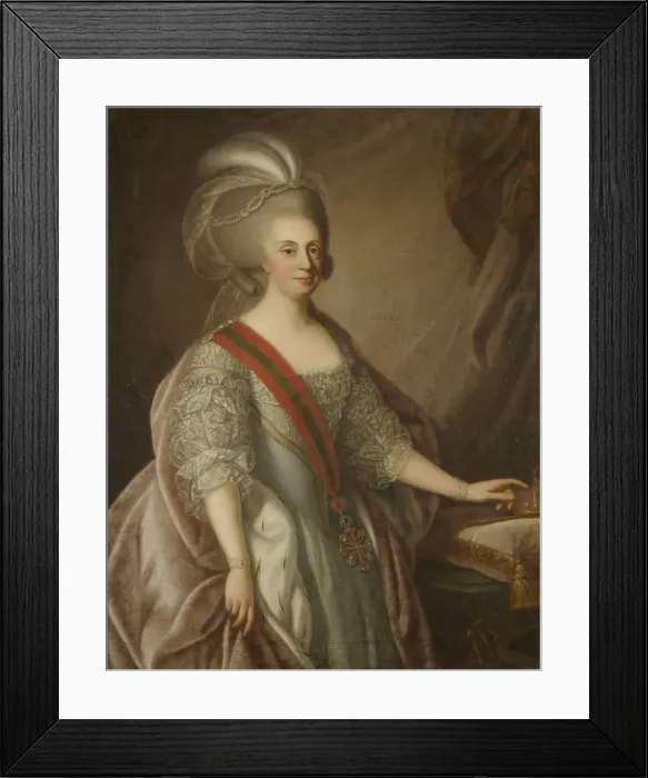 Framed Print : Queen Maria I of Portugal (1734-1816), 1783 Framed Print : Queen Maria I of Portugal (1734-1816), 1783