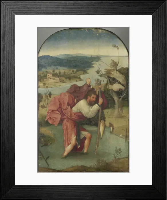 Framed Print : Saint Christopher, 1490s Framed Print : Saint Christopher, 1490s